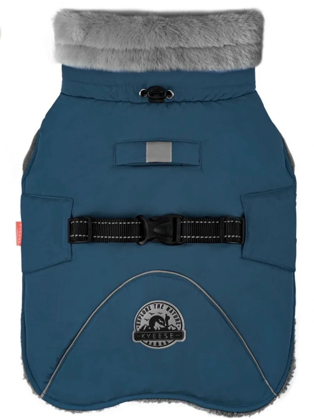 Kyeese Wear Waterproof Navy Winter Dog Coat